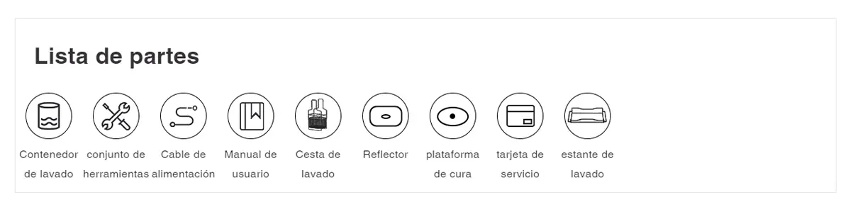 Caracteristicas principales maquina de curado y lavado de piezas en resina Anycubic plus