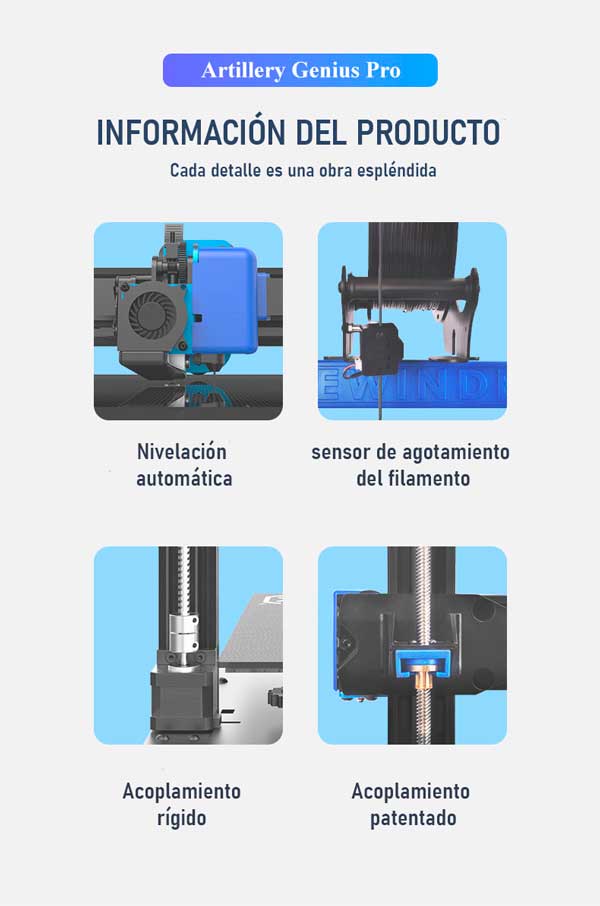 Ventajas impresora 3d GENIUS PRO