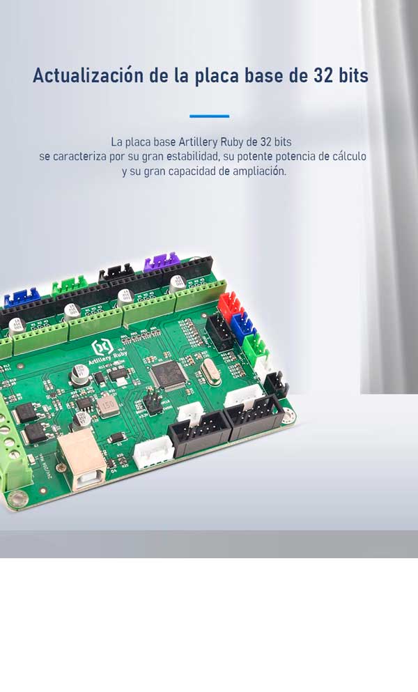 Placa base 3d Artillery X2