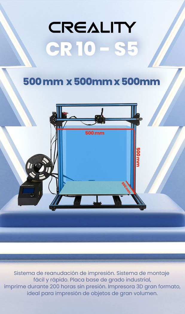 Ensamble rápido y fácil impresora 3d CR- 6 MAX