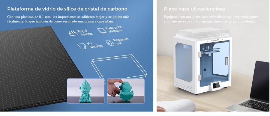 Placa base ultrasilenciosa impresora 3d CR 5 PRO H 