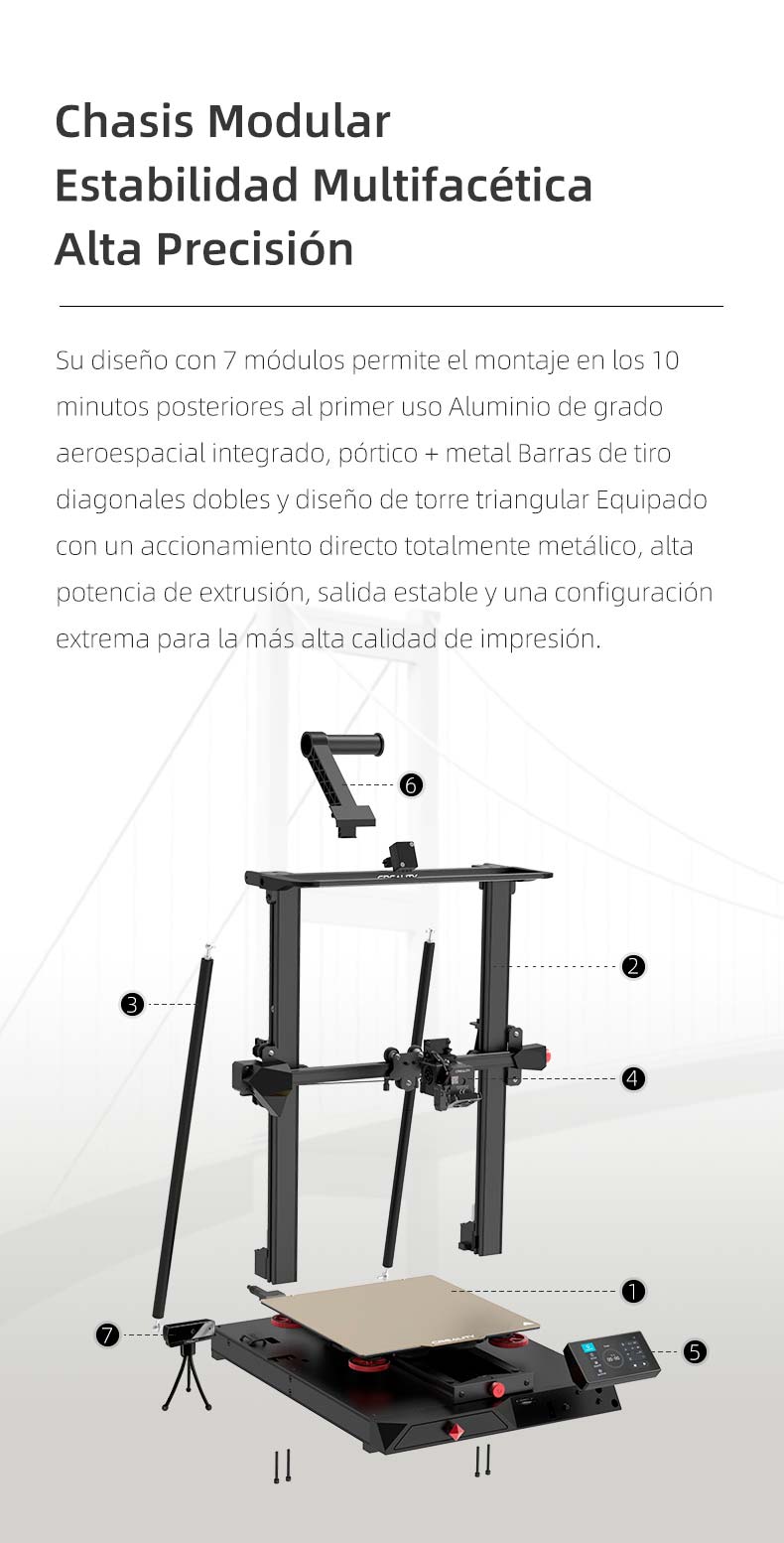 Chasis impresora 3d CR 10 SMART PRO
