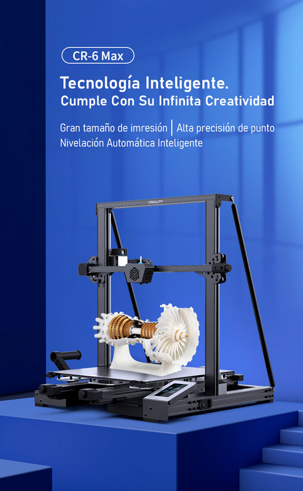 Características impresora 3d CR- 6 MAX