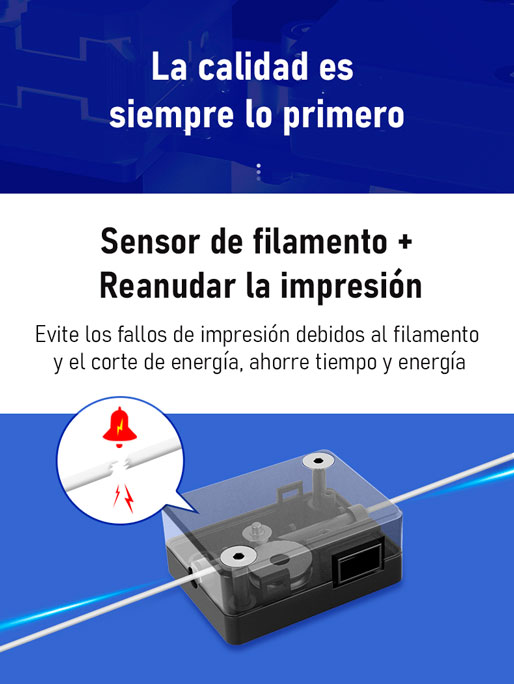 Sensor de  filamento impresora 3d CR- 6 MAX