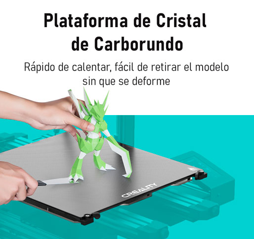 Plataforma de carborundo impresora 3d CR- 6 MAX