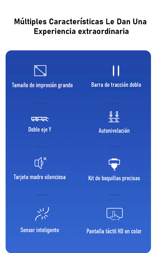Especificaciones Técnicas  impresora 3d CR- 6 MAX