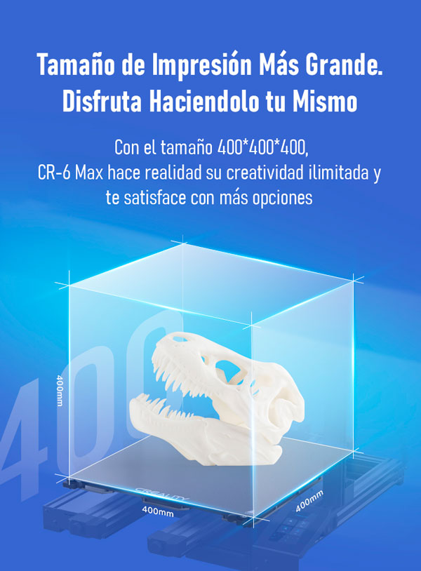 Tamaño de impresión impresora 3d CR- 6 MAX