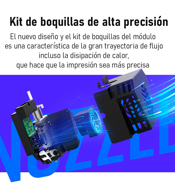 Boquilla modular impresora 3d CR- 6 MAX