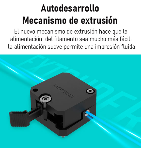 Extrusión y filamento impresora 3d CR- 6 MAX