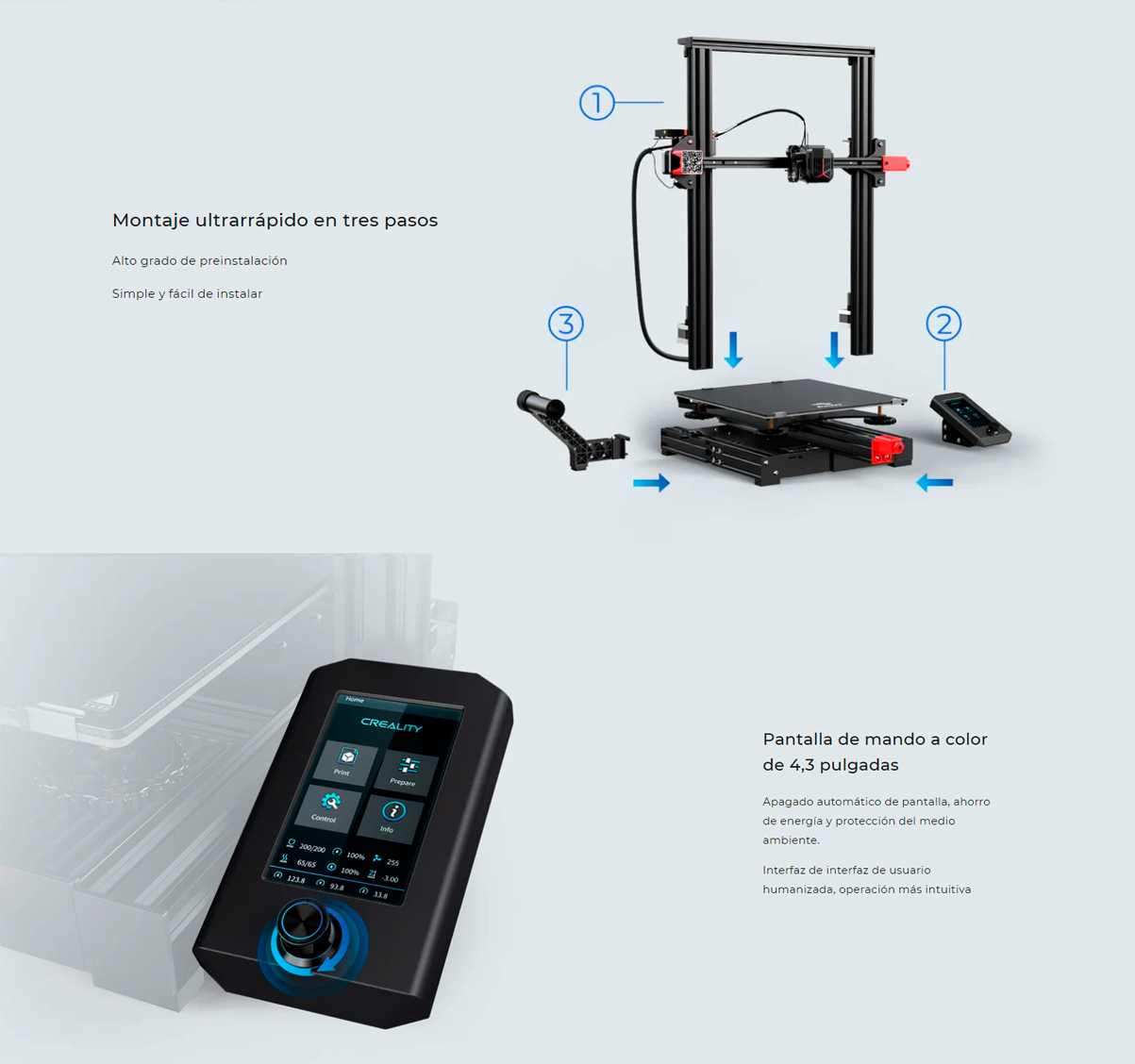 Espacio más grande impresora 3d HALOT LITE 