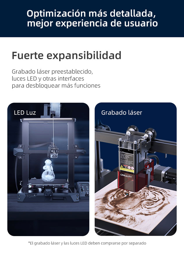 Grabado laser impresora 3d ENDER S1 