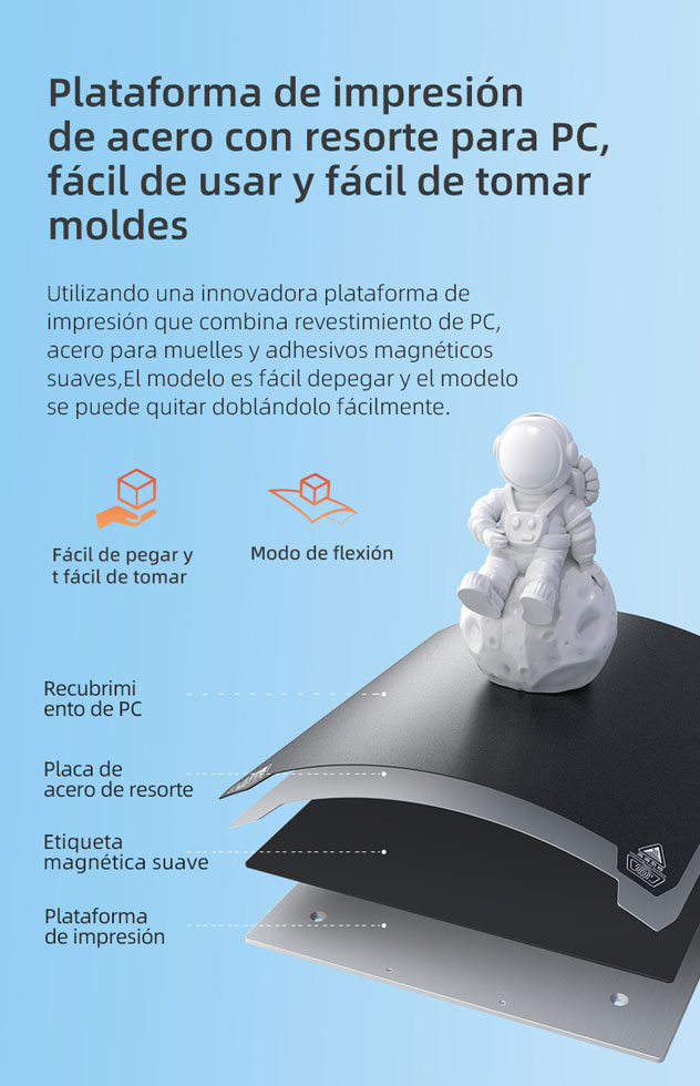 Plataforma de impresión automática impresora 3d ENDER S1 