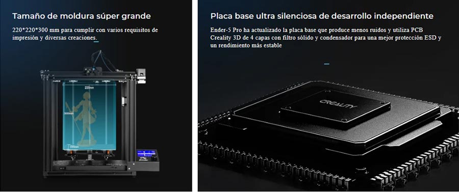 Espacio más grande impresora 3d ENDER 5 