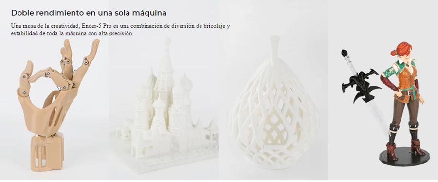 Espacio más grande impresora 3d ENDER 5 