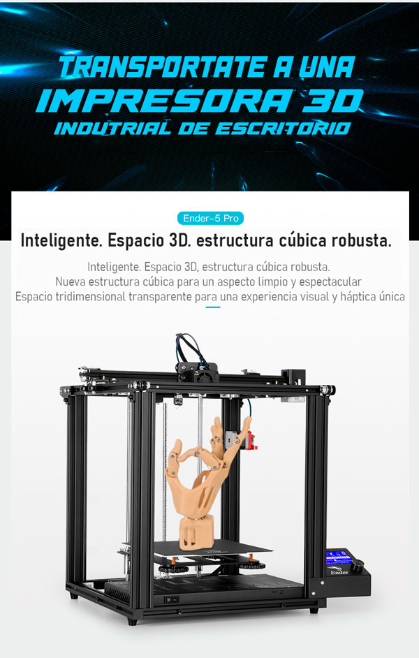 Características impresora 3d ENDER 5 PRO