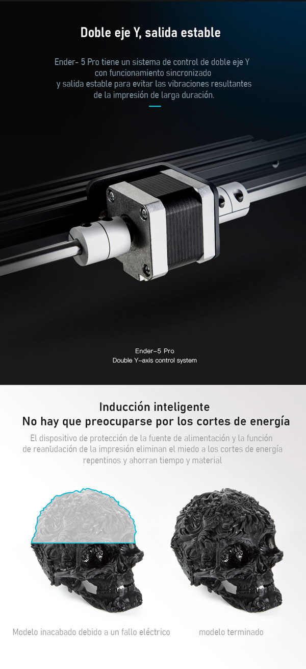 Mayor estabilidad impresora 3d ENDER 5 PRO