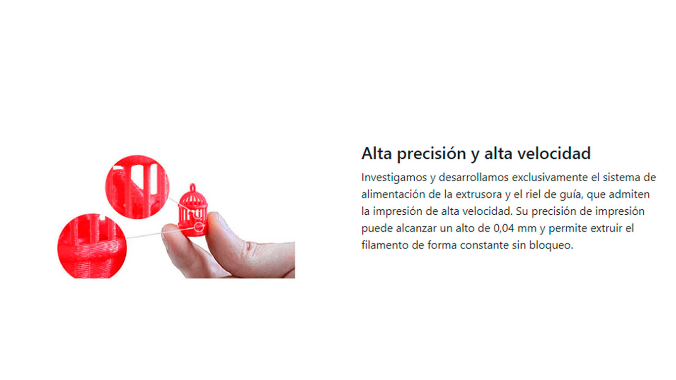 Velocidad impresora 3d Creatbot F430