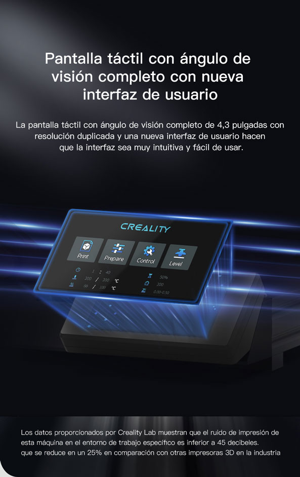 Pantalla táctil  impresora 3d CR 10 SMART