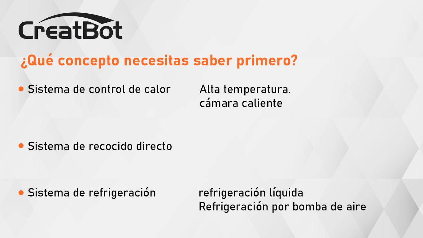 Características impresora 3d Creatbot Peek