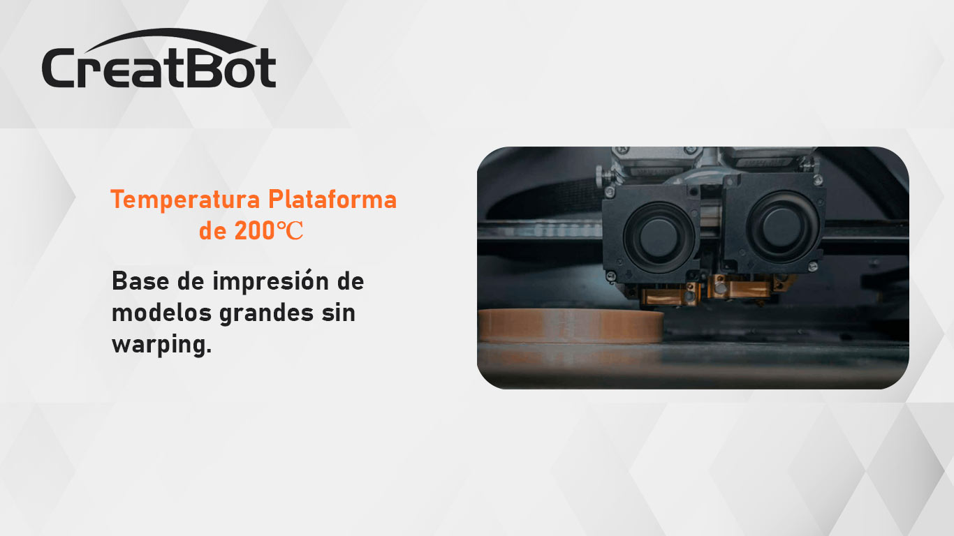 Plataforma impresora 3d Creatbot Peek