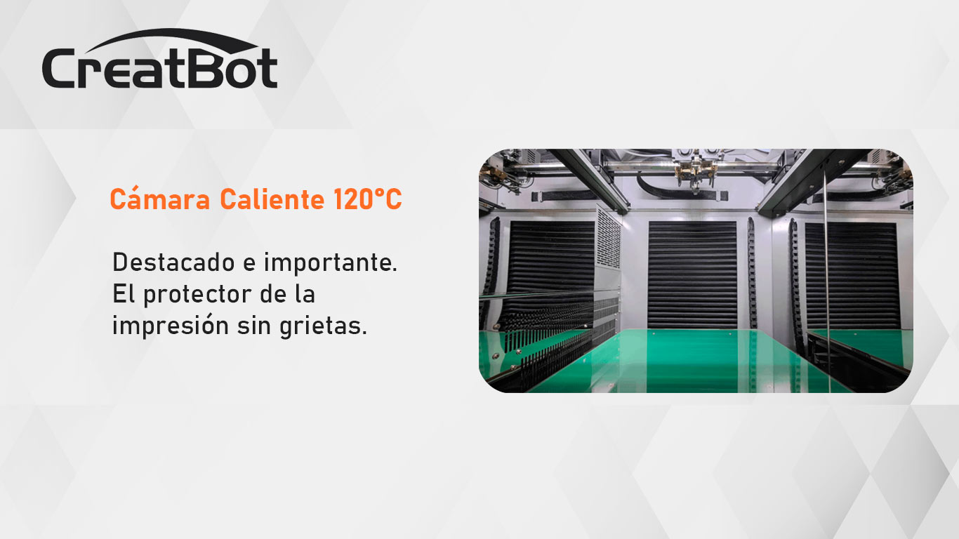 cámara caliente  impresora 3d Creatbot Peek