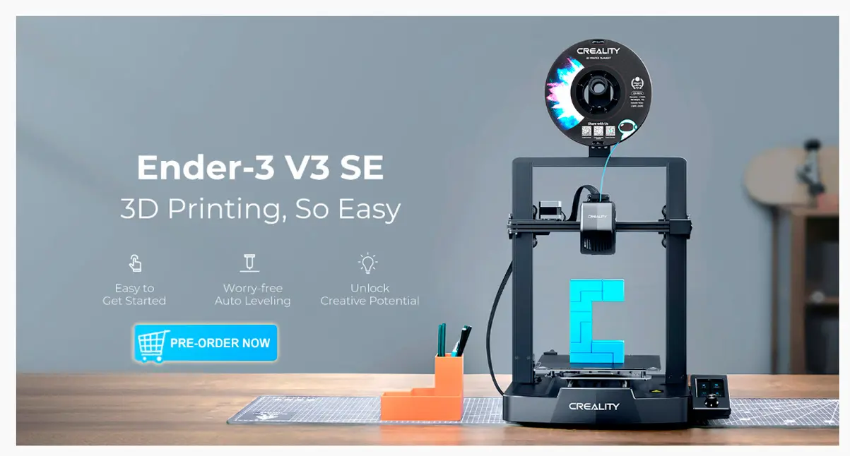 Características impresora creality 3d ender 3 v3 SE