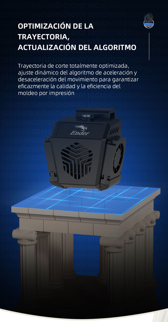 Optimización de trayectoria impresora 3d ENDER 7 