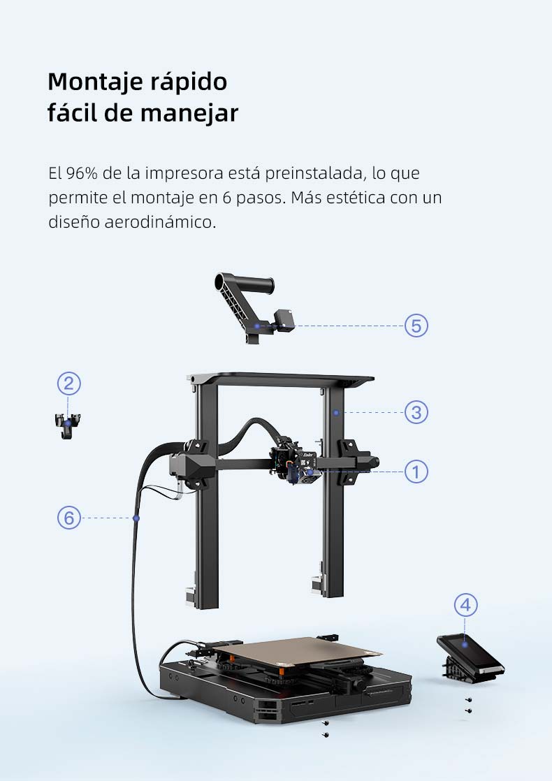 Ensamblado impresora 3d ENDER 3 S1  PRO 