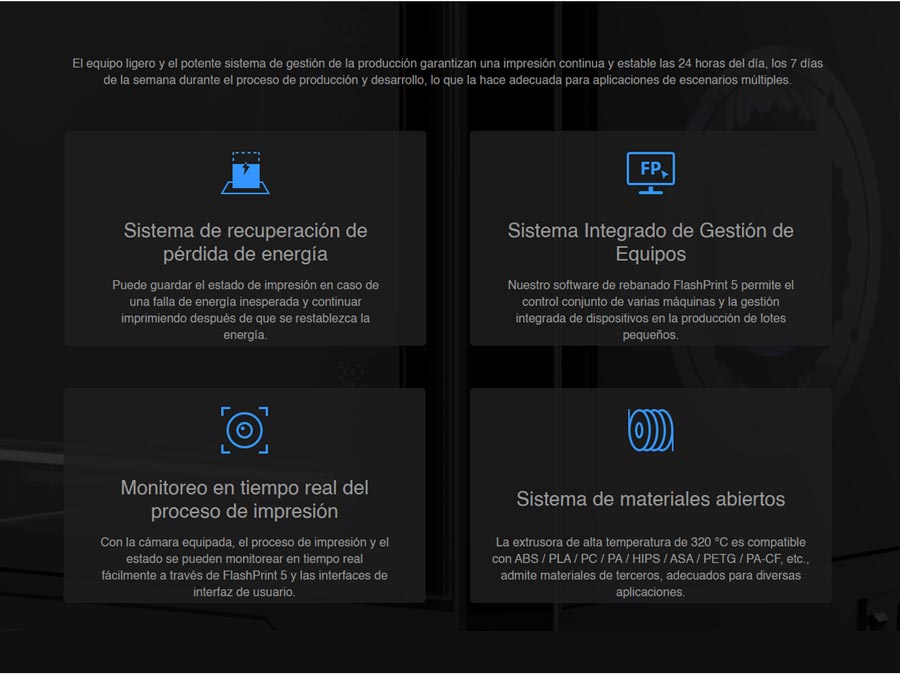 Espacio más grande impresora 3d GUIDER 3  