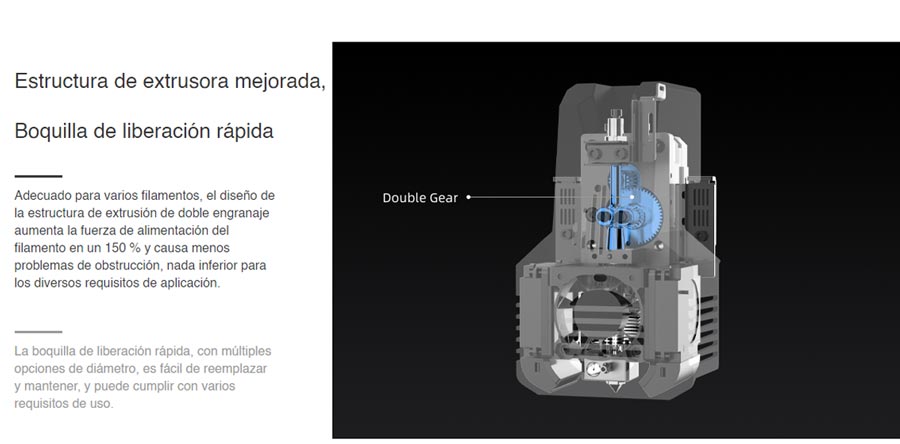 Espacio más grande impresora 3d GUIDER 3  