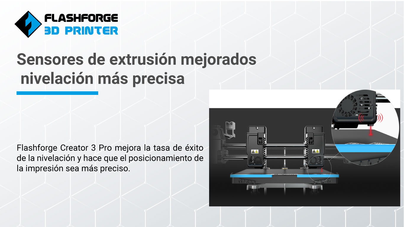 Sensores de extrusión impresora 3d Flasforge Creator 3 Pro