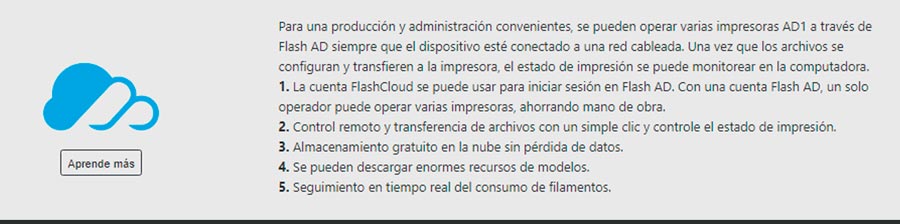 Espacio más grande impresora 3d AD1  