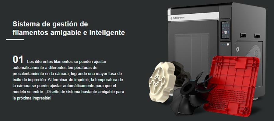 Espacio más grande impresora 3d CREATOR 4  