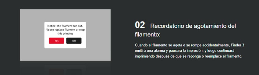 Espacio más grande impresora 3d FINDER 3  