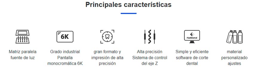Características impresora 3d Flashforge focus 6K XL