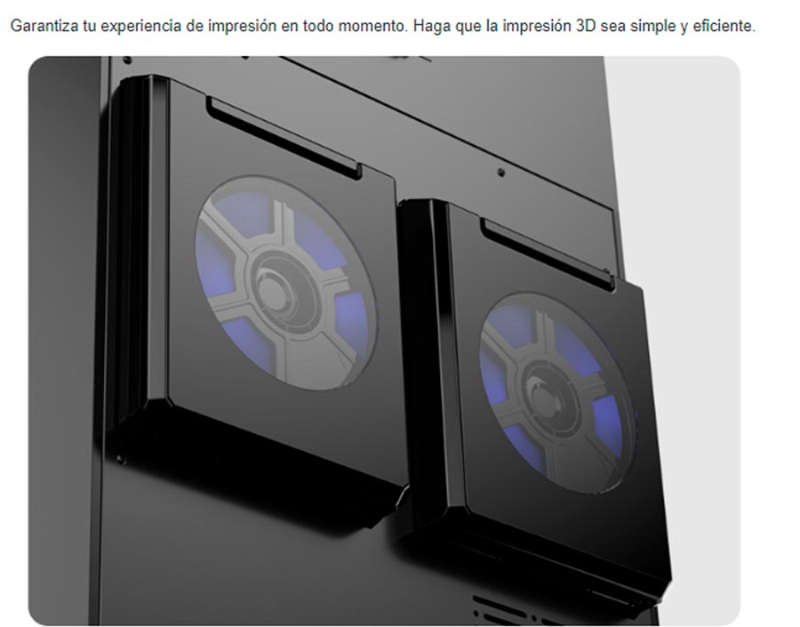 Espacio más grande impresora 3d GUIDER 3 PLUS 