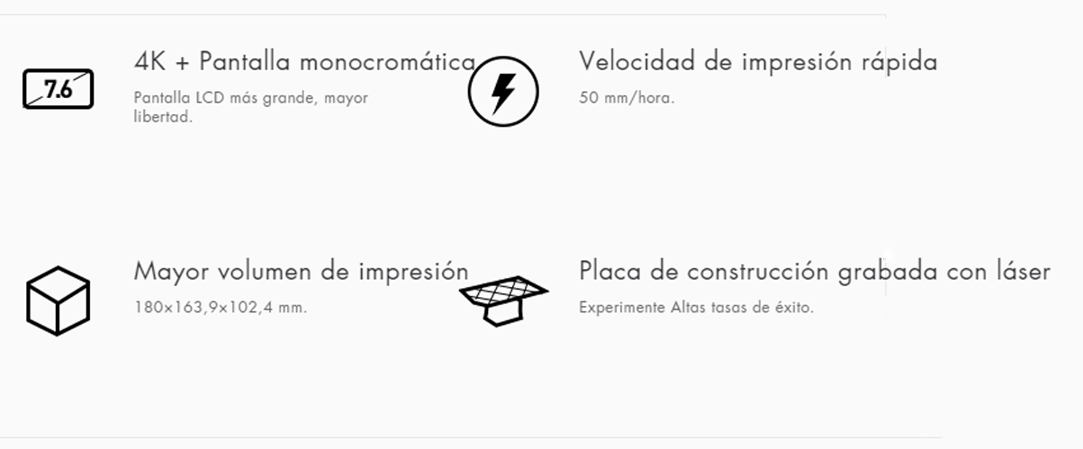 Espacio más grande impresora 3d M3 