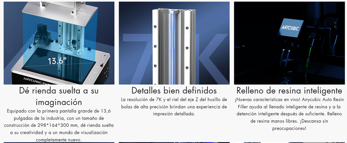 Espacio más grande impresora 3d M3 Max 