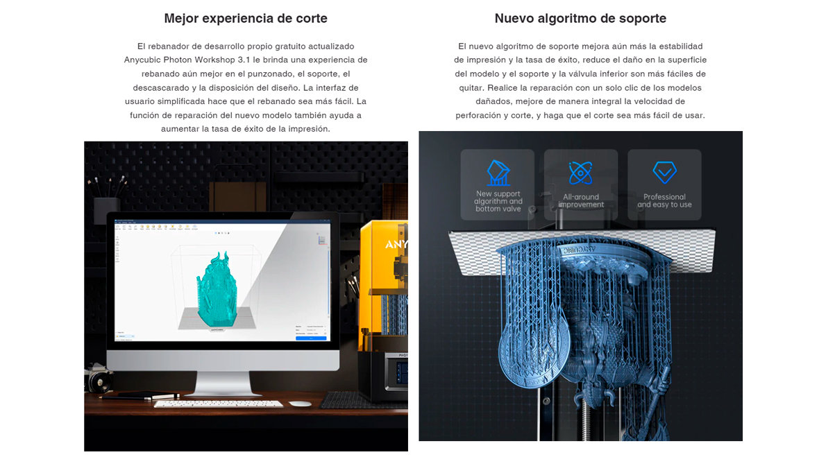 Espacio más grande impresora 3d M3 Max 