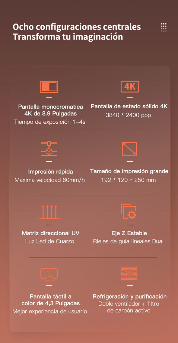 Características impresora 3d LD-006