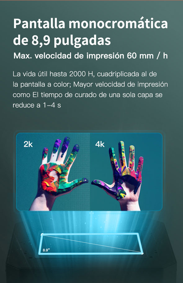 Pantalla monocromática impresora 3d LD-006