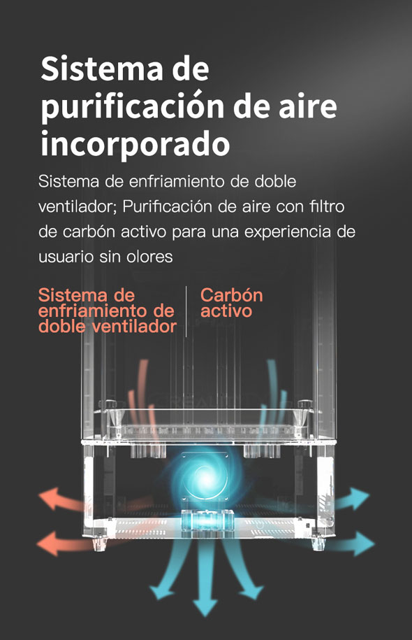 Sistema de purificación impresora 3d LD-006