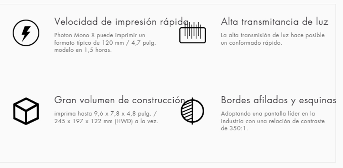 Espacio más grande impresora 3d Mono X 6K 