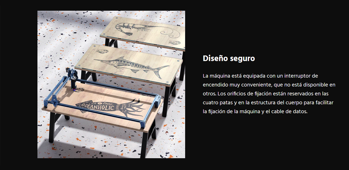  Diseño seguro Sculpfun S9 (5.5w)