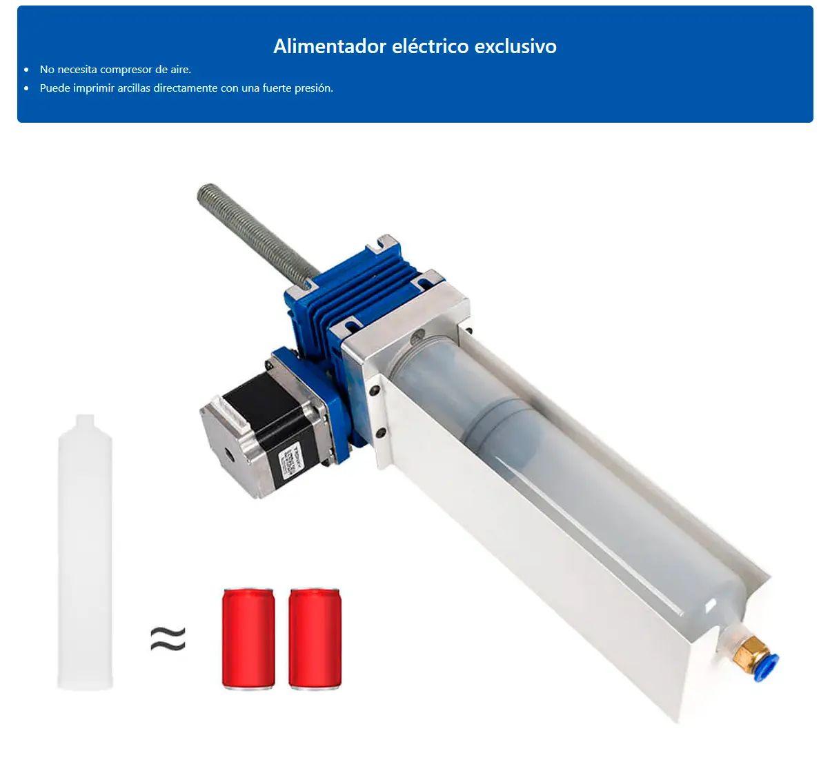 Características diferenciales de impresora 3d  Tronyx Moore 3 pro impresora 3d de arcilla