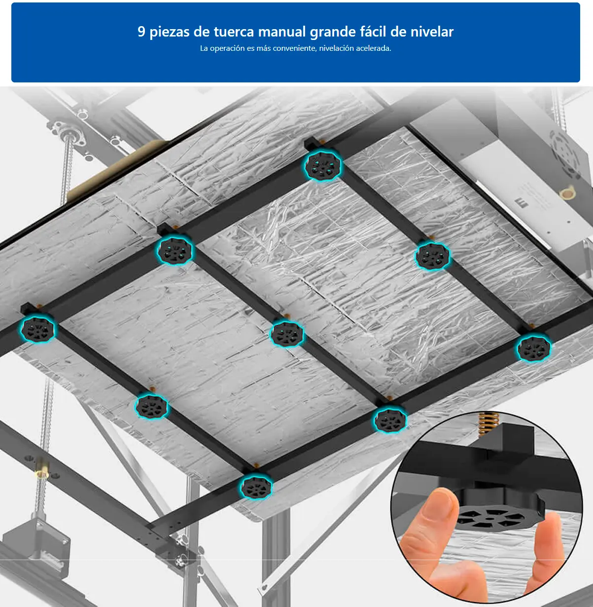 Características diferenciales de impresora 3d  Tronyx Veho 600 