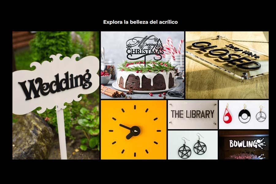 Ejemplos en acrilico de grabadora y cortadora laser xTool D1 Pro