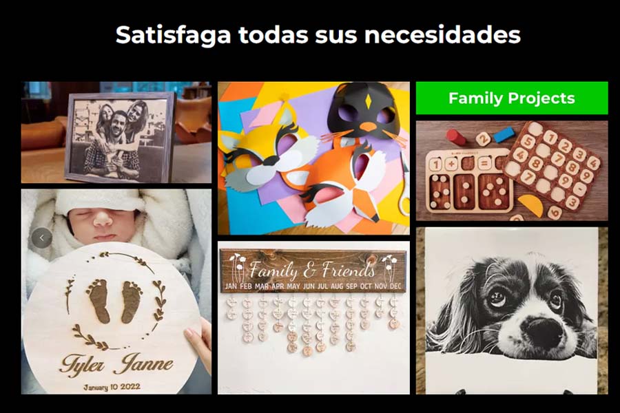 Ejemplos en acero de grabadora y cortadora laser xTool D1 Pro