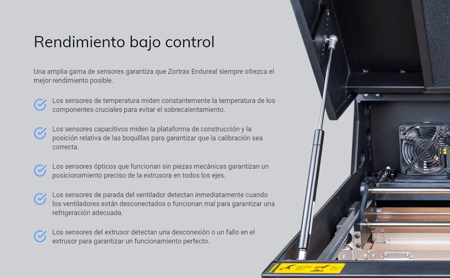 Espacio más grande impresora 3d ENDUREAL  