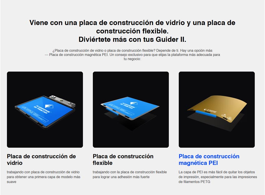 Espacio más grande impresora 3d GUIDER 3  